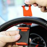 Universal Car Steering Wheel Mobile Phone Socket Holder for iPhone Galaxy