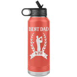 Best Dad By Par Water Tumbler | Golfer Gift | Father's Day | Father Dad Gift | Birthday | Christmas | Golfing Golfer Gift Idea from Daughter