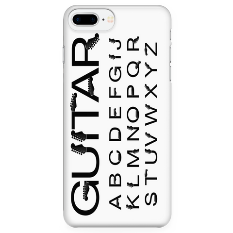 GUITAR Eye Chart - iPhone Case 7 PLUS/7s Plus - FREE Shipping Today!
