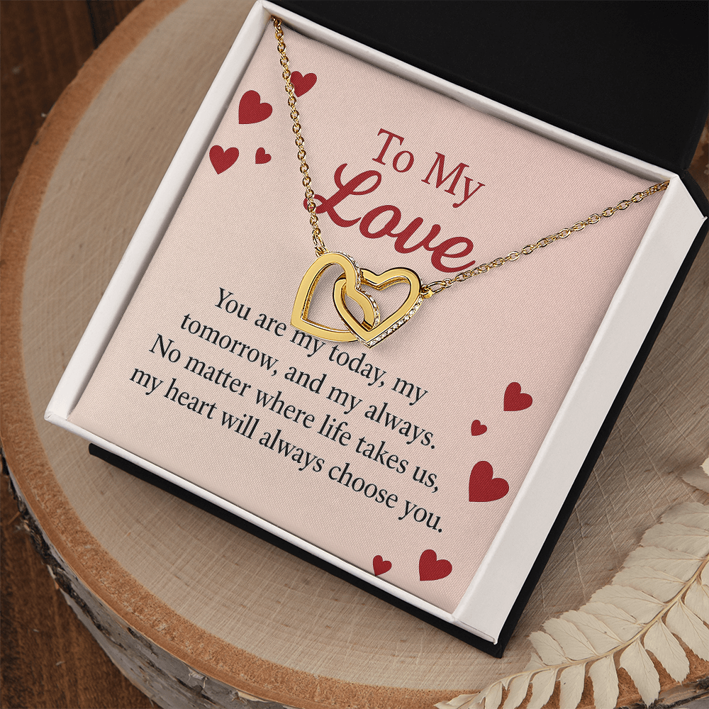 Valentine's Day Gift, Necklace Gift, Wife, Fiance, Girlfriend, Love Gift, Heart Necklace