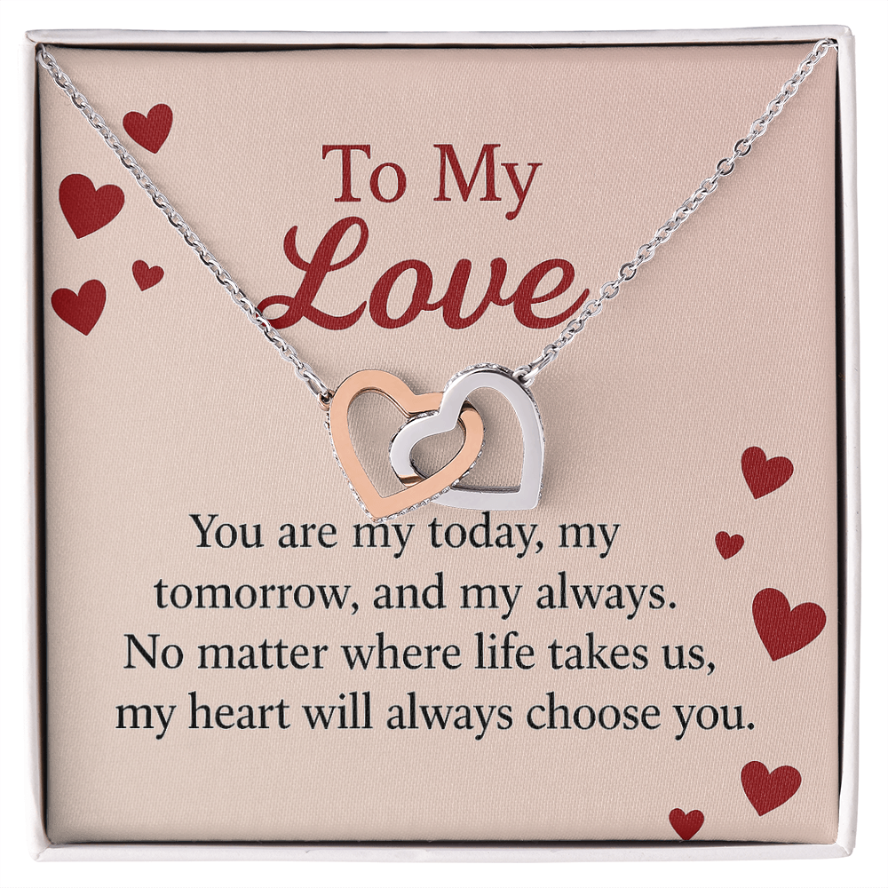 Valentine's Day Gift, Necklace Gift, Wife, Fiance, Girlfriend, Love Gift, Heart Necklace