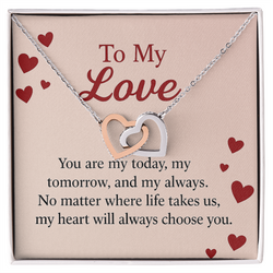Valentine's Day Gift, Necklace Gift, Wife, Fiance, Girlfriend, Love Gift, Heart Necklace