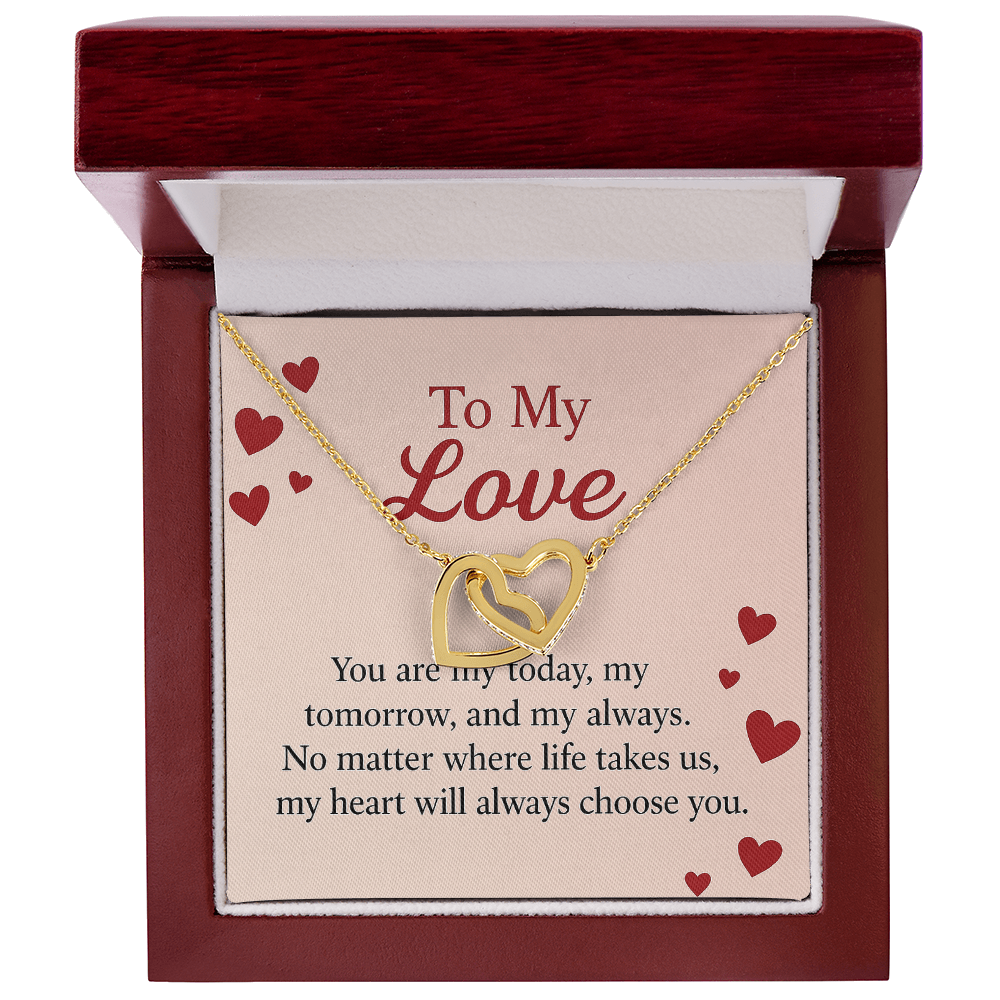 Valentine's Day Gift, Necklace Gift, Wife, Fiance, Girlfriend, Love Gift, Heart Necklace