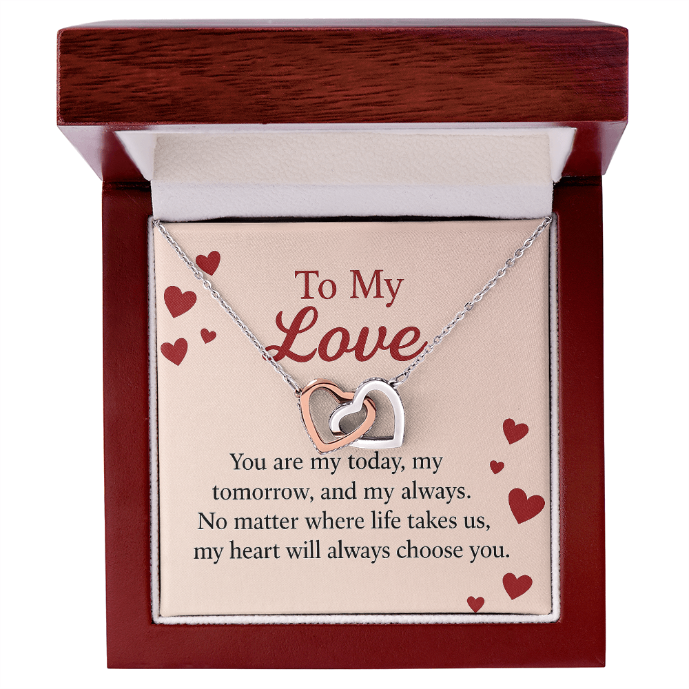 Valentine's Day Gift, Necklace Gift, Wife, Fiance, Girlfriend, Love Gift, Heart Necklace