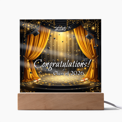 Graduation Gift, Square Acrylic Plaque, Graduation 2026, son graduation, daughter graduation