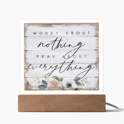 Mother's Day Gift, Christian Women, Square Acrylic Plaque, Baptism Gift, Wife Gift, Fiance, Girlfriend, Sister Gift, Love Gift