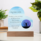 Mother's Day Gift, Wife Gift, Birthday Gift, Love Story, Heart Acrylic Plaque