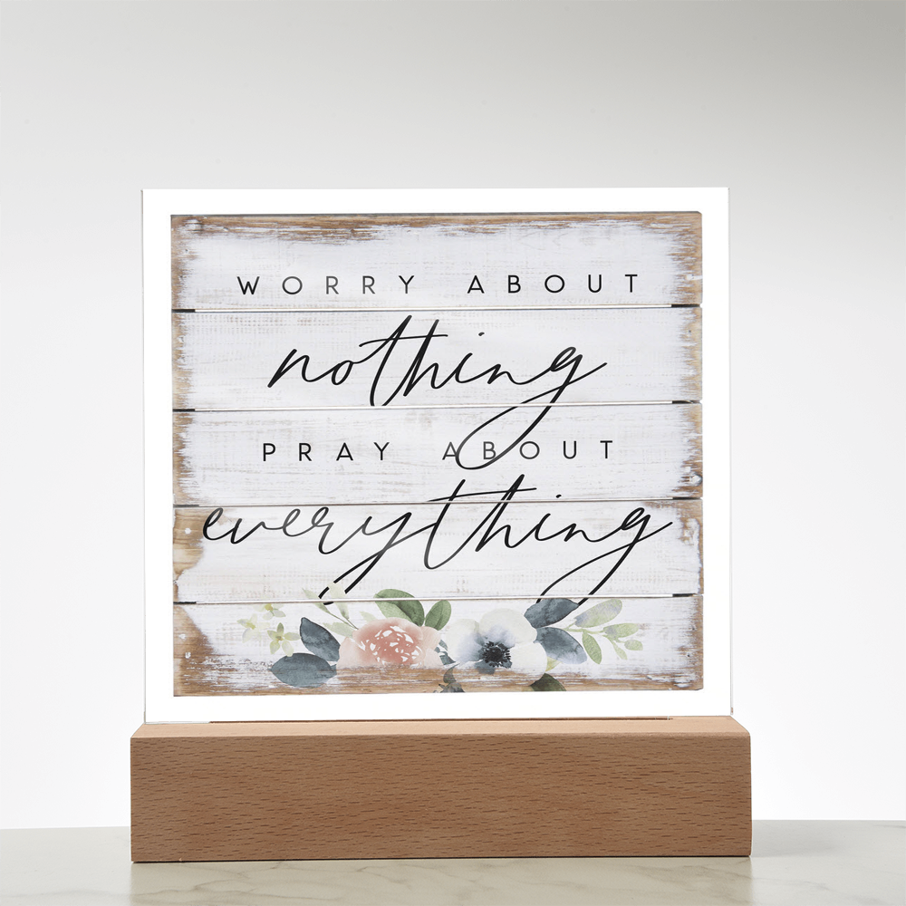 Mother's Day Gift, Christian Women, Square Acrylic Plaque, Baptism Gift, Wife Gift, Fiance, Girlfriend, Sister Gift, Love Gift