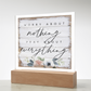Mother's Day Gift, Christian Women, Square Acrylic Plaque, Baptism Gift, Wife Gift, Fiance, Girlfriend, Sister Gift, Love Gift