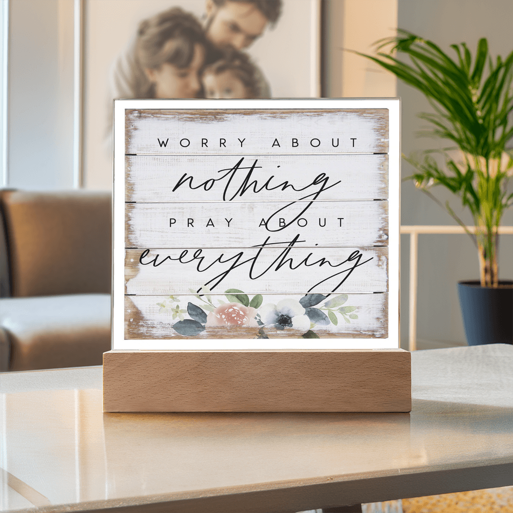 Mother's Day Gift, Christian Women, Square Acrylic Plaque, Baptism Gift, Wife Gift, Fiance, Girlfriend, Sister Gift, Love Gift