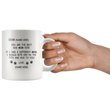 Dog Mom Custom Mug | Gift For Mom | Mother's Day Gift | Funny Gift For Mom | Funny Mom Mug | Funny Mother-in-law Gift | Funny Mother's Day Gift | Best Mom Gift |
