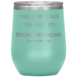 Quarantine 2020 Wine Tumbler Gift | Mother's Day Gift | Funny Gift For Mom | Birthday Gift | Mother in law Gift | Funny Mom Tumbler