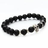 Natural Stones Skull Bracelet - FREE Shipping!!