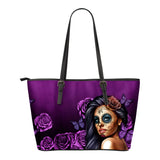 Tattoo Art Leather Tote Handbag - FREE SHIPPING!!