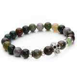 Natural Stones Skull Bracelet - FREE Shipping!!