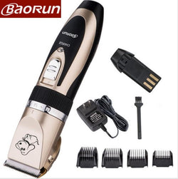 Dog Clipper Professional Grooming Kit Rechargeable Cordless Pet Hair Trimmer Shaver Set Ultra Quiet Safety Blade Design.
