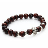 Natural Stones Skull Bracelet - FREE Shipping!!