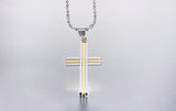 Christian Cross Pendant Necklace Stainless Steel Men & Women - 60% OFF!