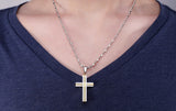 Christian Cross Pendant Necklace Stainless Steel Men & Women - 60% OFF!