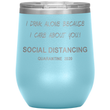 Quarantine 2020 Wine Tumbler Gift | Mother's Day Gift | Funny Gift For Mom | Birthday Gift | Mother in law Gift | Funny Mom Tumbler