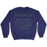 Christian Gift | Scripture Gift | Christian | Gift for Women | Sweatshirt | Proverbs 31-29
