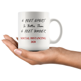Social Distancing 2020 | Quarantine Mug | 6 Feet Apart | Dad Gift | Mom Gift | Father's Day Gift | Father In Law | Birthday Gift