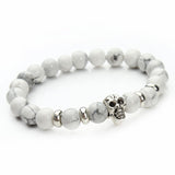 Natural Stones Skull Bracelet - FREE Shipping!!