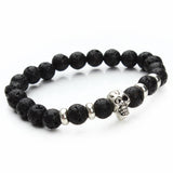 Natural Stones Skull Bracelet - FREE Shipping!!