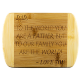 Father's Day Gift | Dad Gift | Fathers Day | Father in law gift | Best Dad | Cutting Board | Grandfather Gift | Family Gift | Dad Chef |
