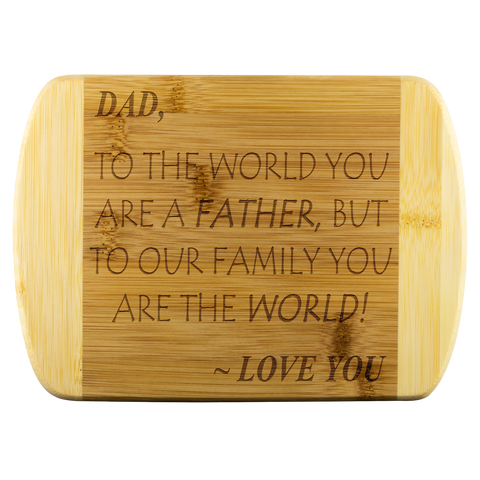 Father's Day Gift | Dad Gift | Fathers Day | Father in law gift | Best Dad | Cutting Board | Grandfather Gift | Family Gift | Dad Chef |