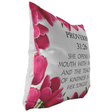 Christian Gift for Women | Christian Pillow Gift | Scripture Pillow | House Warming Gift | Mom Gift | Family Gift