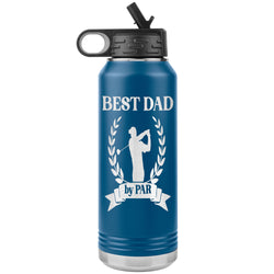 Best Dad By Par Water Tumbler | Golfer Gift | Father's Day | Father Dad Gift | Birthday | Christmas | Golfing Golfer Gift Idea from Daughter