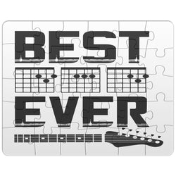 Best Dad Ever | Best Guitar Dad Ever | Guitarist Dad Puzzle | Guitar Dad Gift | Music Dad Gift | Gift for Dad Guitarist | Guitar Dad Birthday