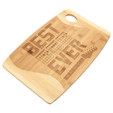 Best Guitar Dad Ever | Guitarist Dad Cutting Board | Guitar Dad Gift | Music Dad Gift | Gift for Dad Guitarist | Guitar Playing Dad Birthday | Free Shipping