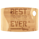 Best Guitar Dad Ever | Guitarist Dad Cutting Board | Guitar Dad Gift | Music Dad Gift | Gift for Dad Guitarist | Guitar Playing Dad Birthday | Free Shipping