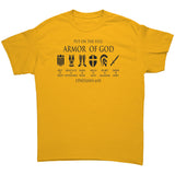 Christian Tee Shirt | Armor Of God  | Dad Gift | Brothers In Christ | Christian Gift | Fathers Gift | Ephesians 6:10 |