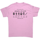 Christian Tee Shirt | Armor Of God  | Dad Gift | Brothers In Christ | Christian Gift | Fathers Gift | Ephesians 6:10 |