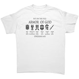 Christian Tee Shirt | Armor Of God  | Dad Gift | Brothers In Christ | Christian Gift | Fathers Gift | Ephesians 6:10 |