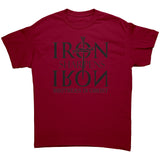 Christian Tee Shirt | Iron Sharpens Iron | Brothers In Christ | Christian Gift |  Dad Gift | Fathers Gift |