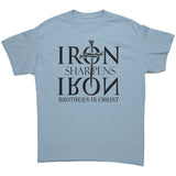 Christian Tee Shirt | Iron Sharpens Iron | Brothers In Christ | Christian Gift |  Dad Gift | Fathers Gift |