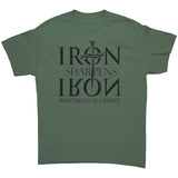 Christian Tee Shirt | Iron Sharpens Iron | Brothers In Christ | Christian Gift |  Dad Gift | Fathers Gift |