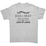 Christian Tee Shirt | Jesus Christ | Dad Gift | King Of Kings | Lord Of Lords | Crown Of Thorns | Christian Gift | Fathers Gift |