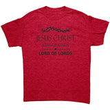 Christian Tee Shirt | Jesus Christ | Dad Gift | King Of Kings | Lord Of Lords | Crown Of Thorns | Christian Gift | Fathers Gift |