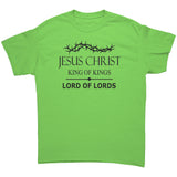 Christian Tee Shirt | Jesus Christ | Dad Gift | King Of Kings | Lord Of Lords | Crown Of Thorns | Christian Gift | Fathers Gift |