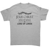 Christian Tee Shirt | Jesus Christ | Dad Gift | King Of Kings | Lord Of Lords | Crown Of Thorns | Christian Gift | Fathers Gift |
