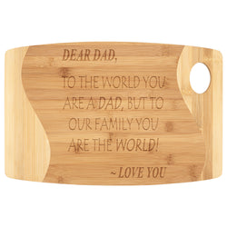 Fathers Day Gift | Cutting Board Gift | Dad Gift | Father in law Gift | Best Dad Gift | Cutting Board For Dads
