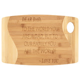 Fathers Day Gift | Cutting Board Gift | Dad Gift | Father in law Gift | Best Dad Gift | Cutting Board For Dads