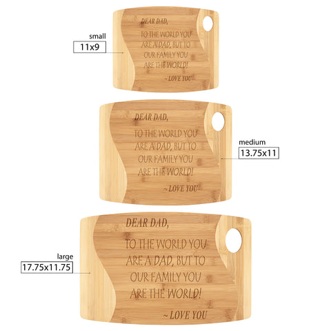 Fathers Day Gift | Cutting Board Gift | Dad Gift | Father in law Gift | Best Dad Gift | Cutting Board For Dads