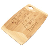 Gift for Dad, Dad Bod Father Figure, Cute Loving Gift for Fathers Day Birthday Christmas, Gift for Daddy from the Kids, Cutting Board Gift for Dad