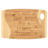 Gift for Dad, Dad Bod Father Figure, Cute Loving Gift for Fathers Day Birthday Christmas, Gift for Daddy from the Kids, Cutting Board Gift for Dad